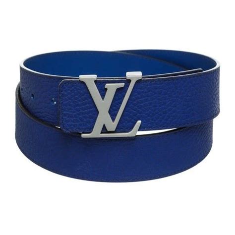 light blue Louis Vuitton belt